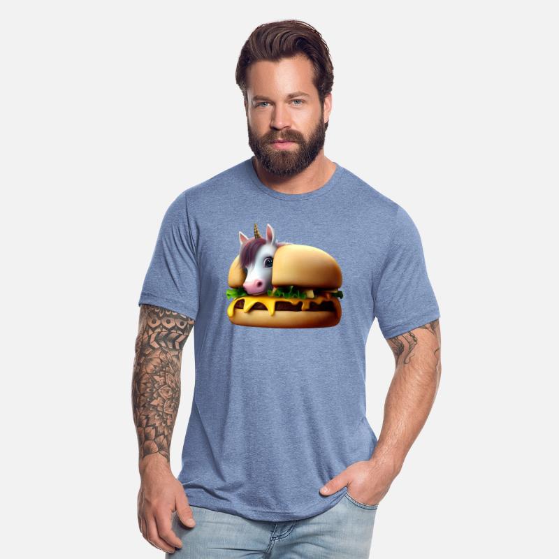 Unicorn cheeseburger