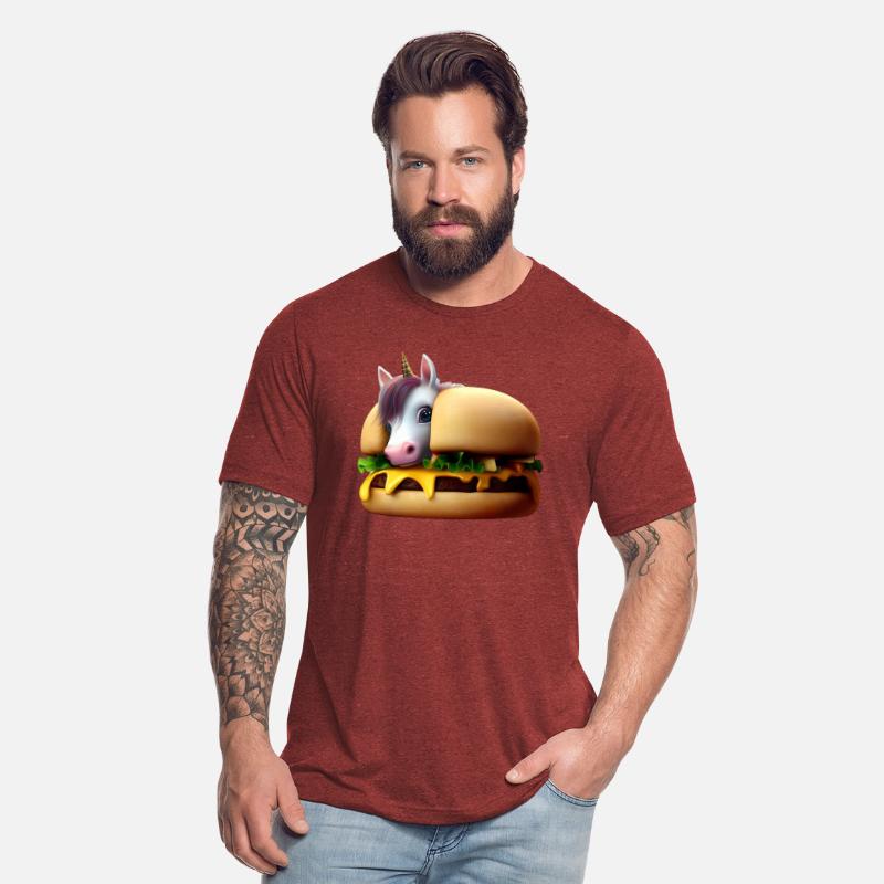 Unicorn cheeseburger