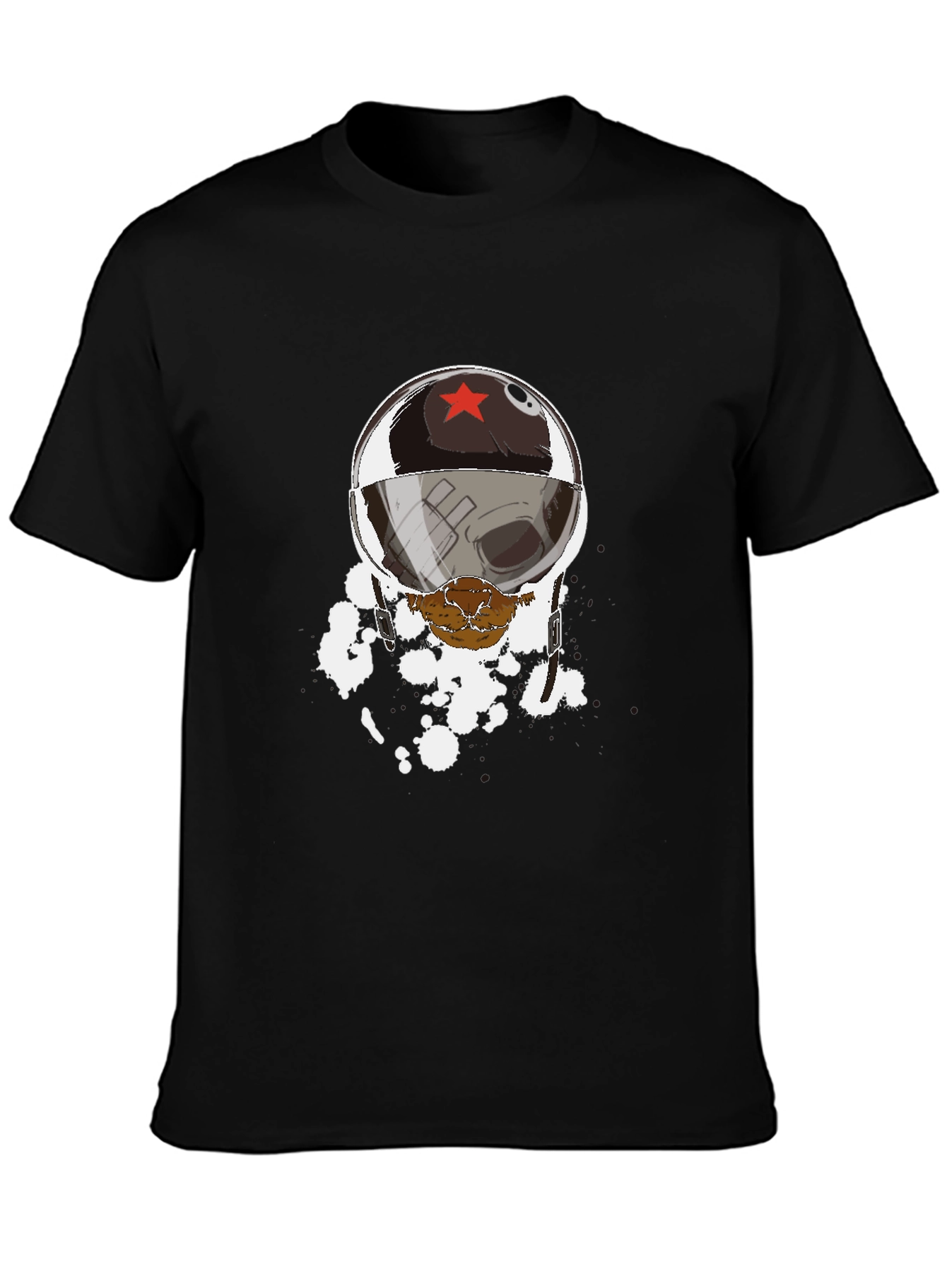 Helmet Skull Graphic Tee