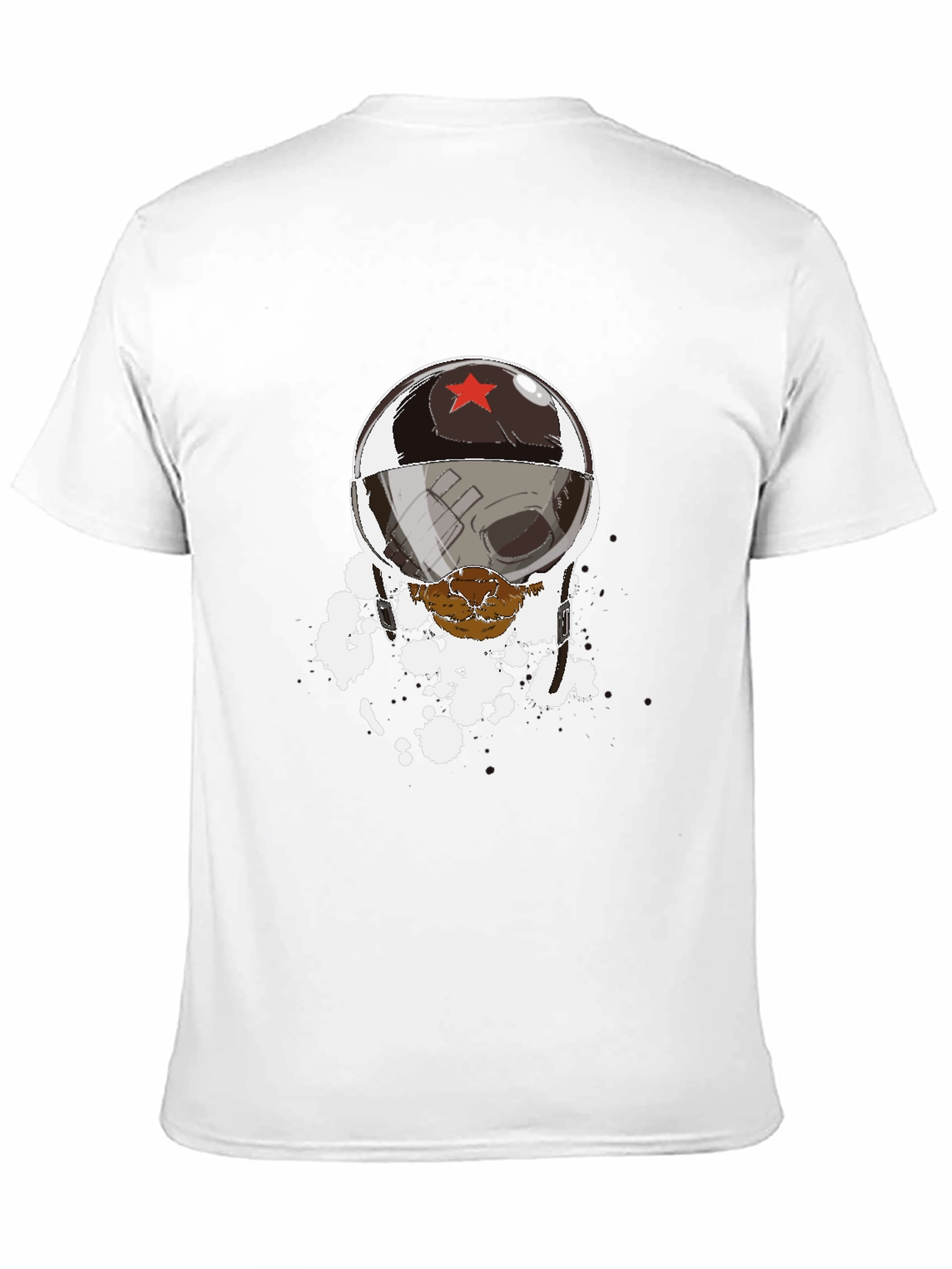Helmet Skull Graphic Tee