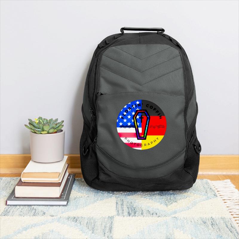 USA Germany Flag Floatin Coffin Photography