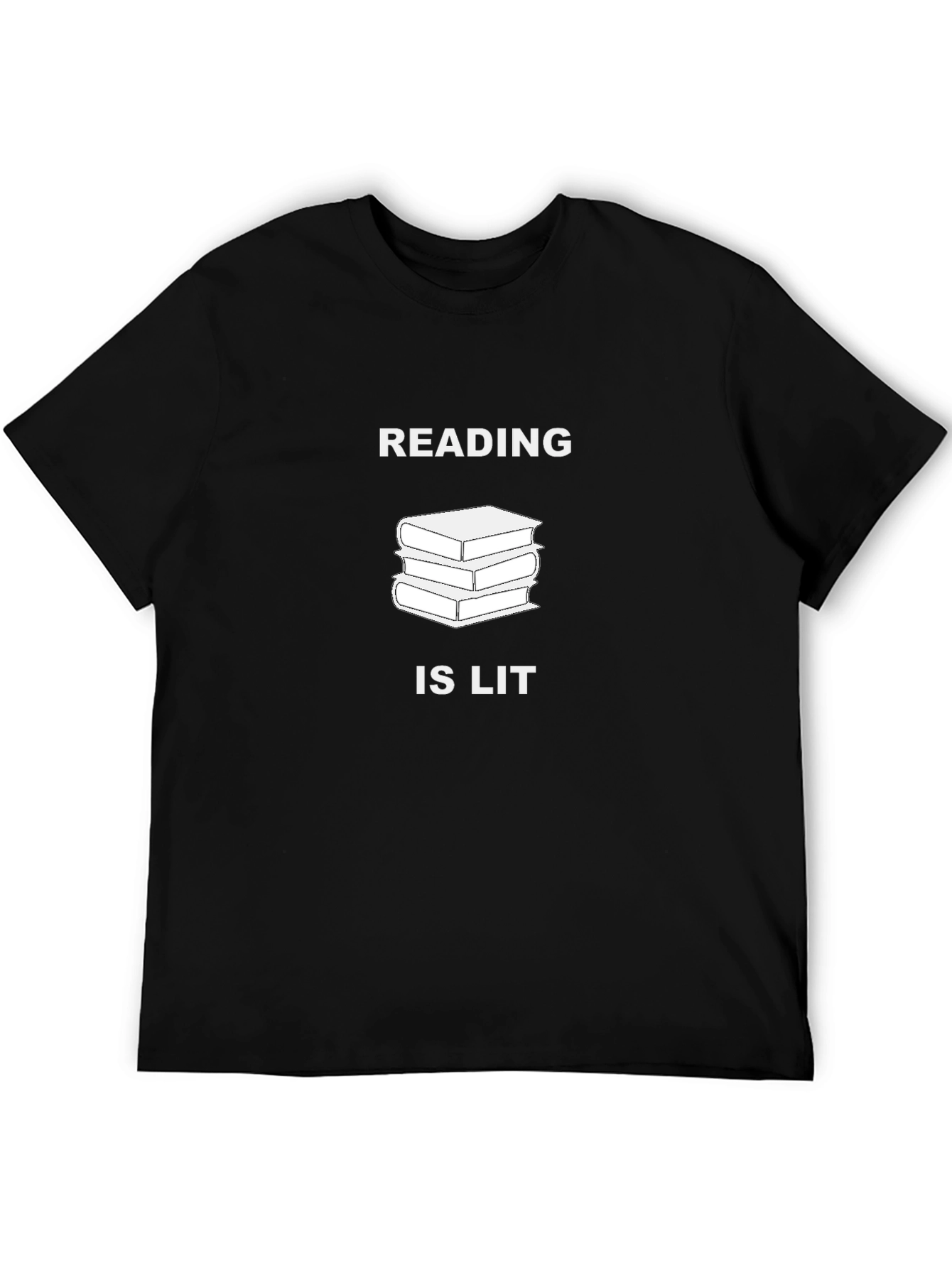 Reading Is Lit Graphic Tee - Book Lover Shirt