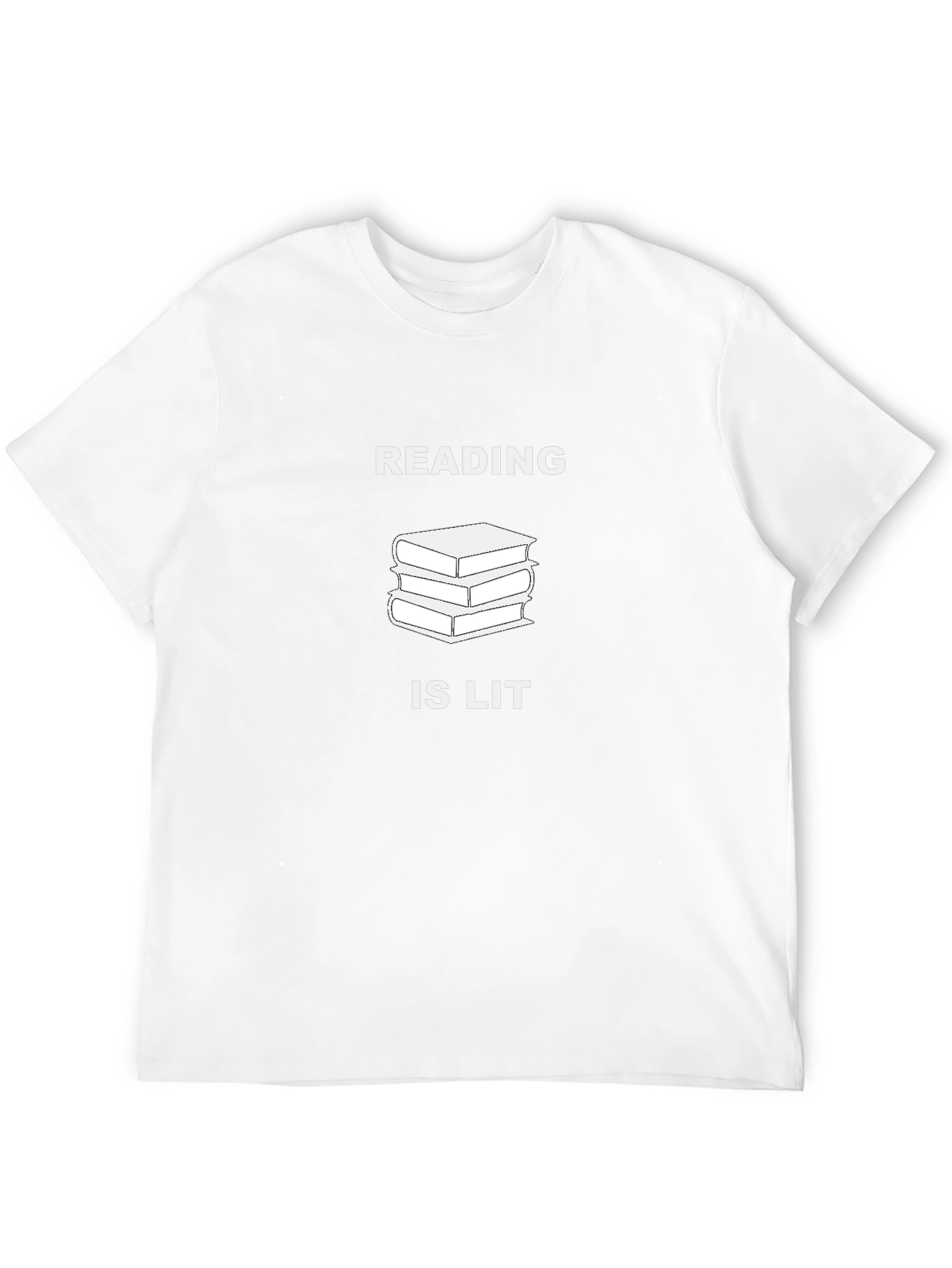 Reading Is Lit Graphic Tee - Book Lover Shirt