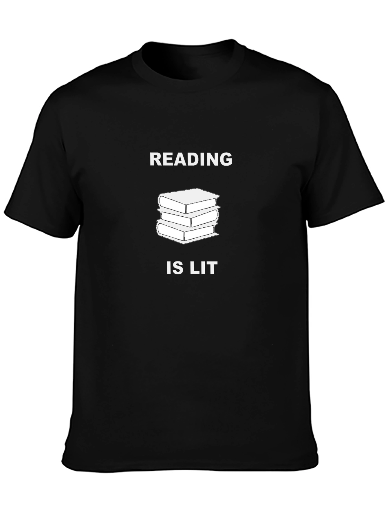 Reading Is Lit Graphic Tee - Book Lover Shirt