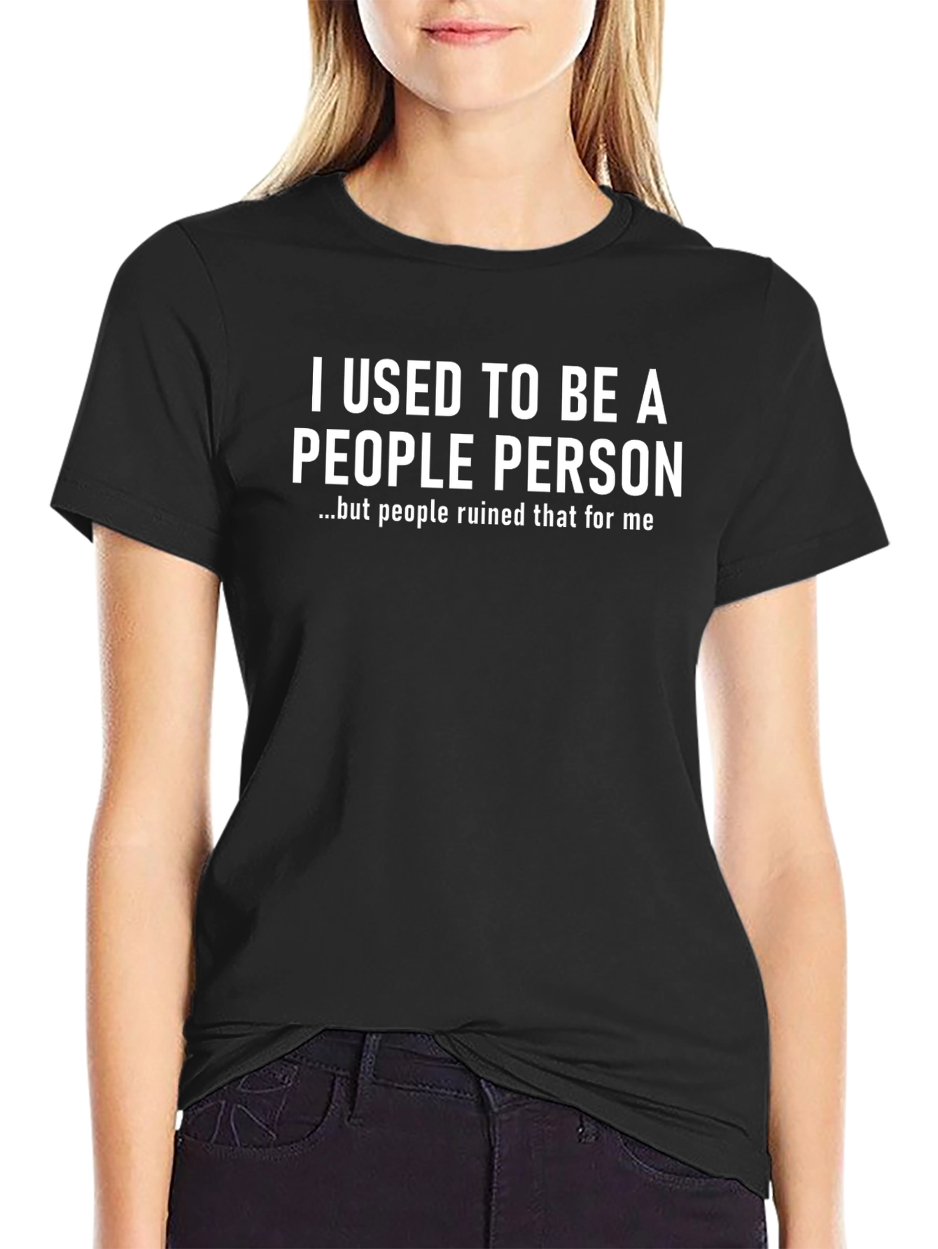 I Used to Be a People Person Graphic T-Shirt