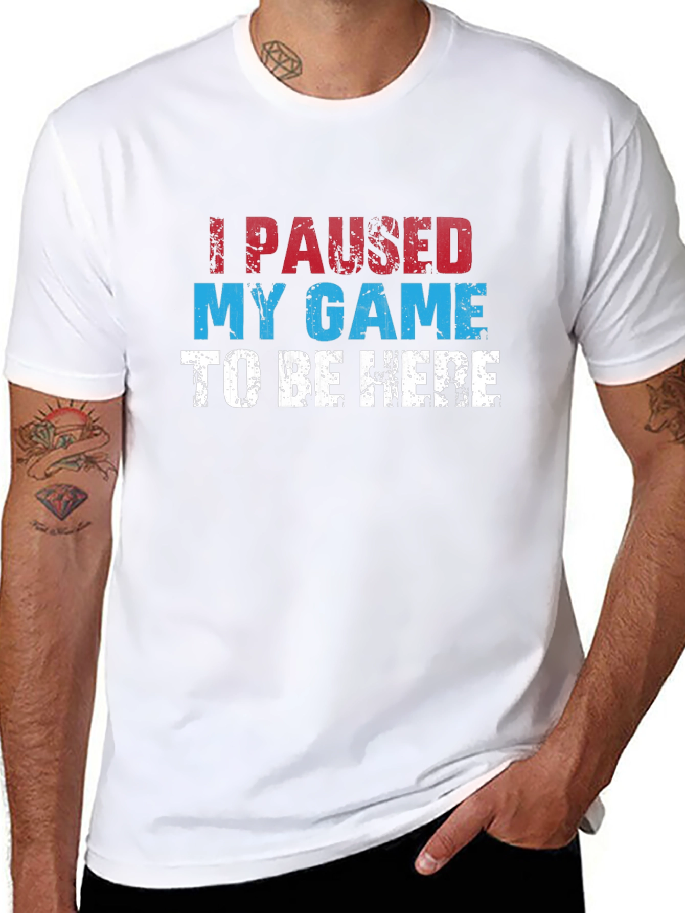 I Paused My Game Graphic Tee