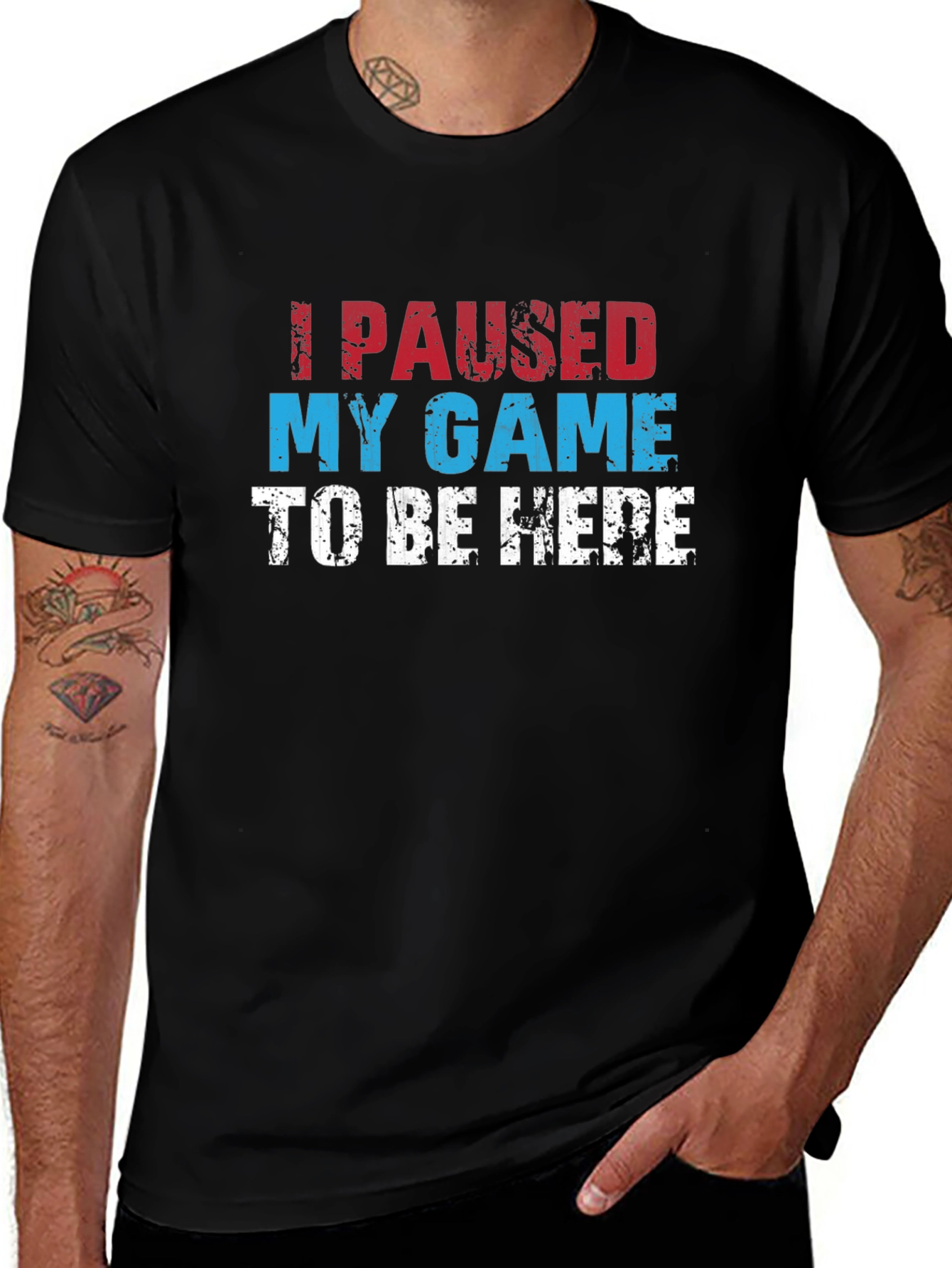I Paused My Game Graphic Tee