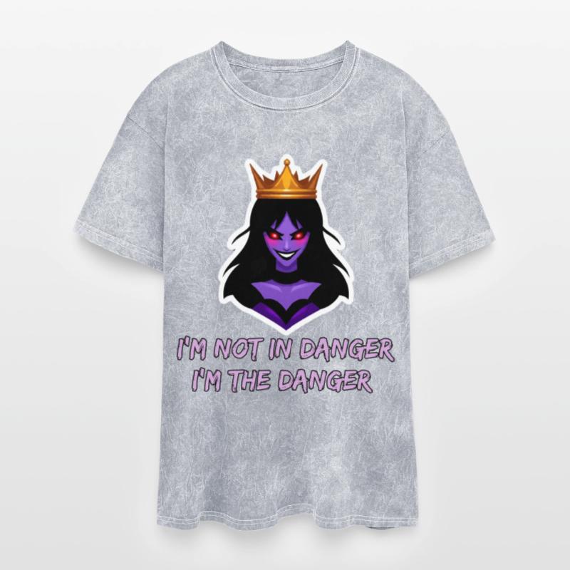 Vampire Queen with Crown Illustration