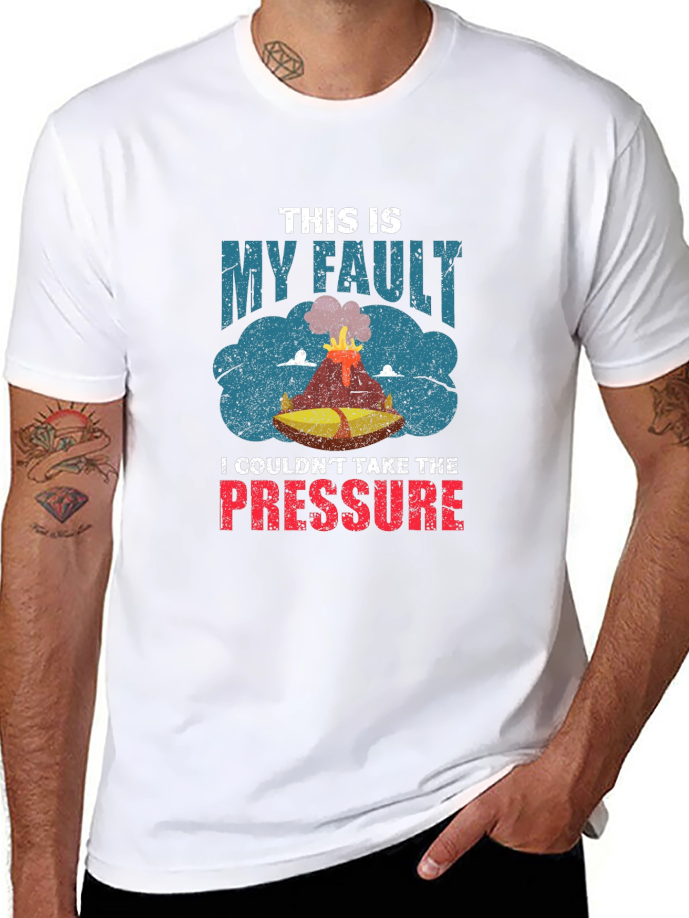 Volcano T-Shirt: This Is My Fault Pressure
