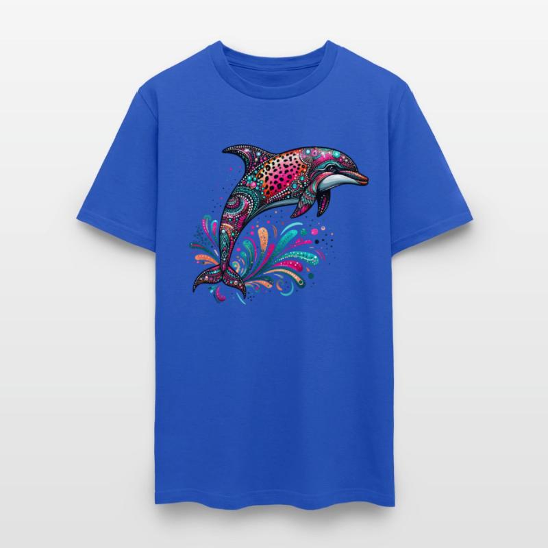 Vibrant Dolphin Art