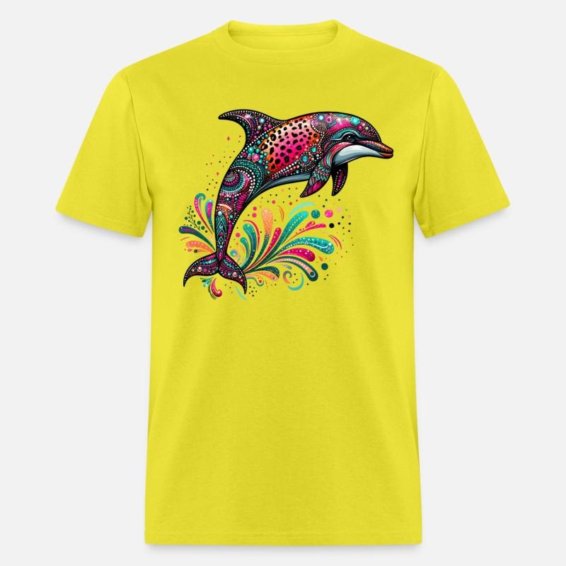 Vibrant Dolphin Art