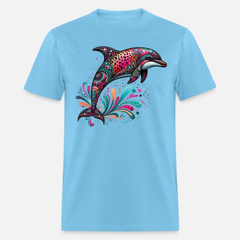 Vibrant Dolphin Art