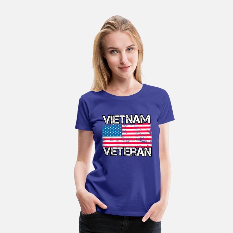 Vietnam Veteran Us Flag Military Vet