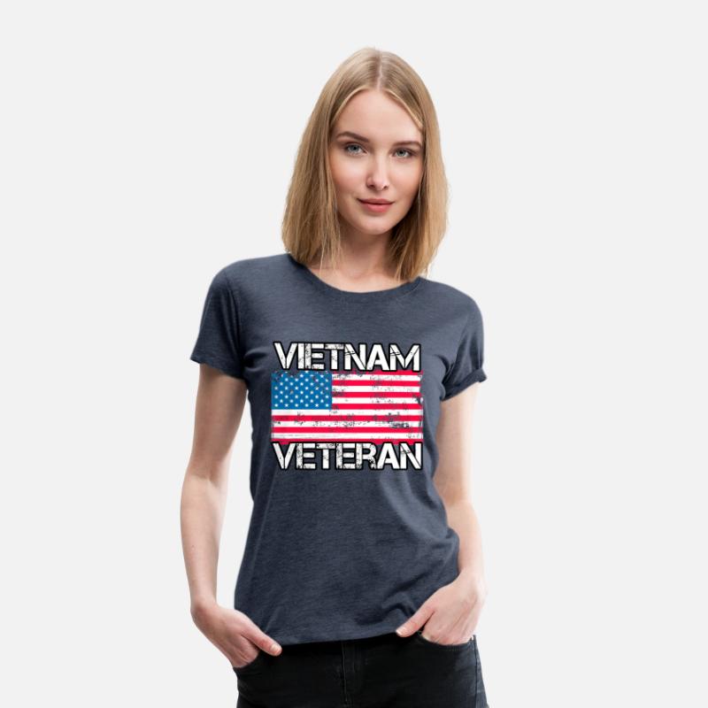 Vietnam Veteran Us Flag Military Vet