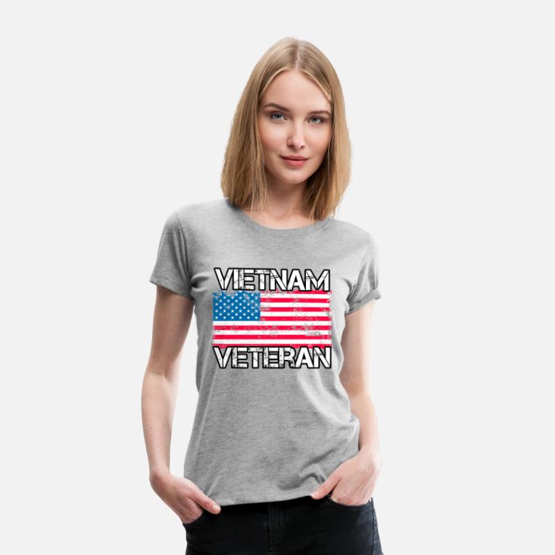Vietnam Veteran Us Flag Military Vet