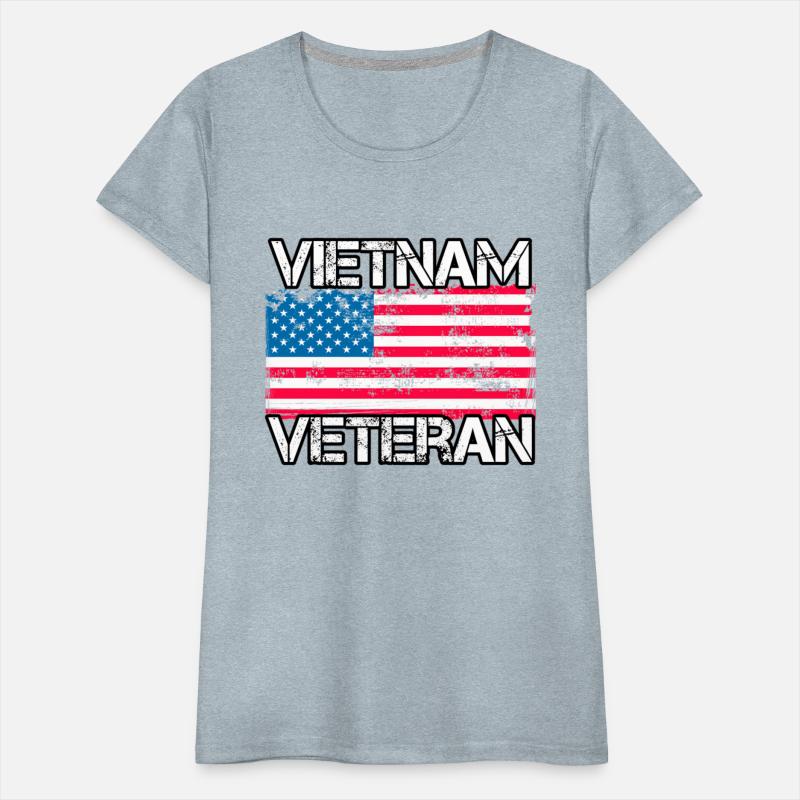 Vietnam Veteran Us Flag Military Vet