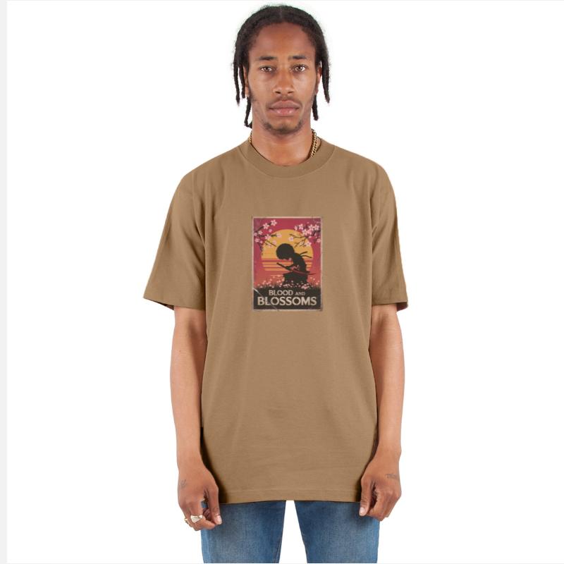 Vintage Afro Samurai Warrior - Blood And Blossoms