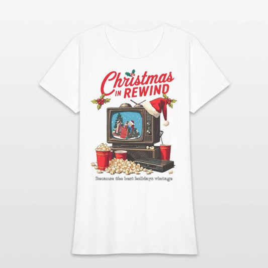 Vintage Christmas TV T-Shirt