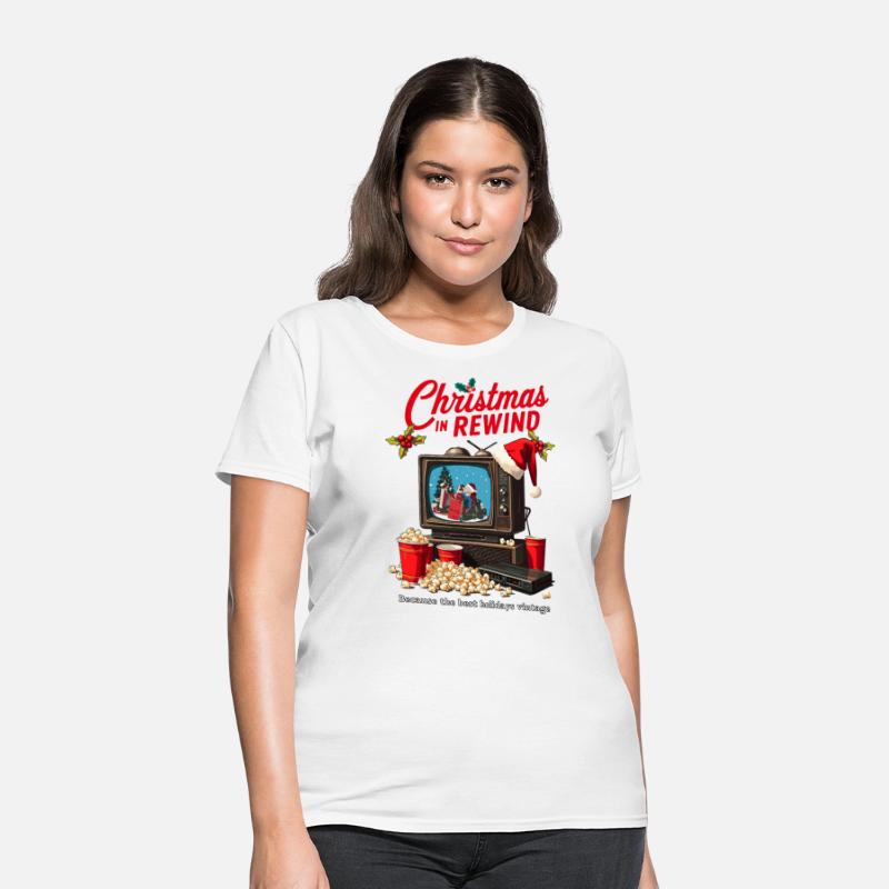 Vintage Christmas TV T-Shirt