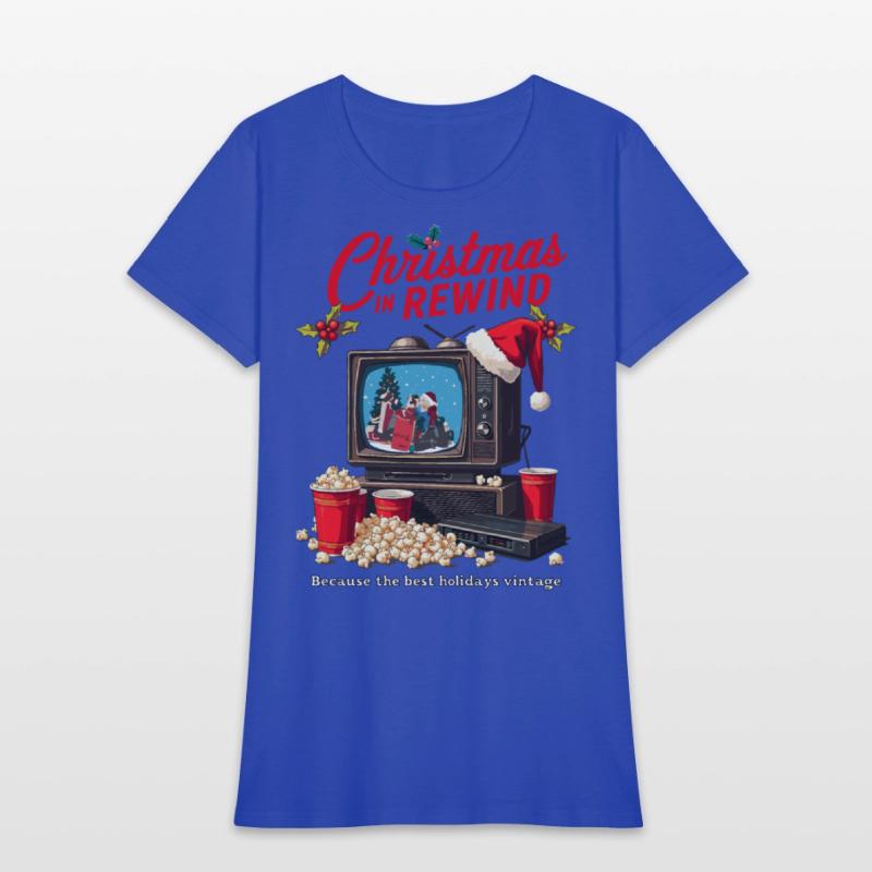 Vintage Christmas TV T-Shirt