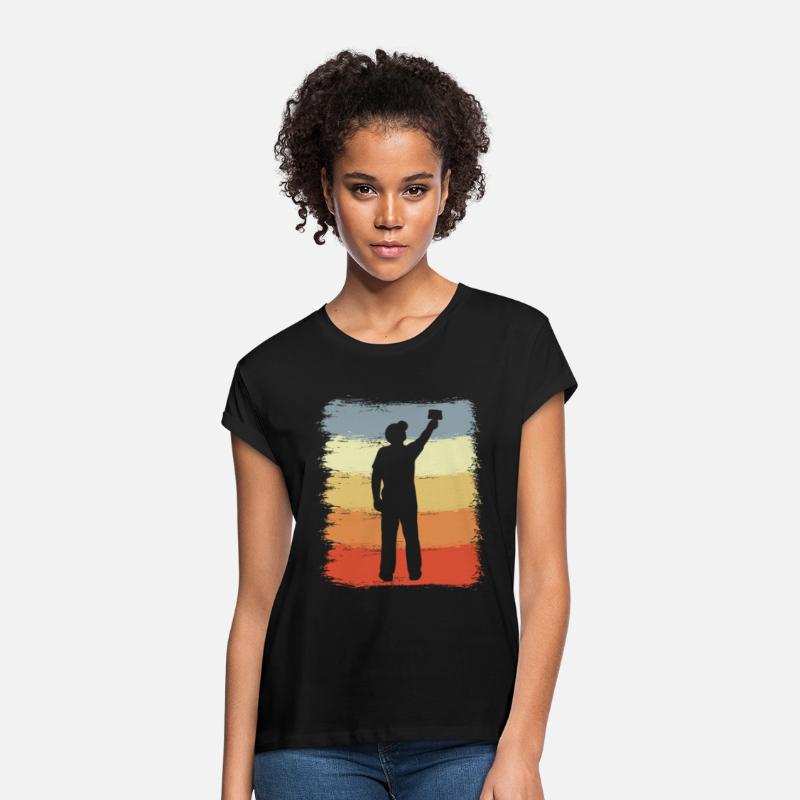 Vintage Painter Guy Drawing