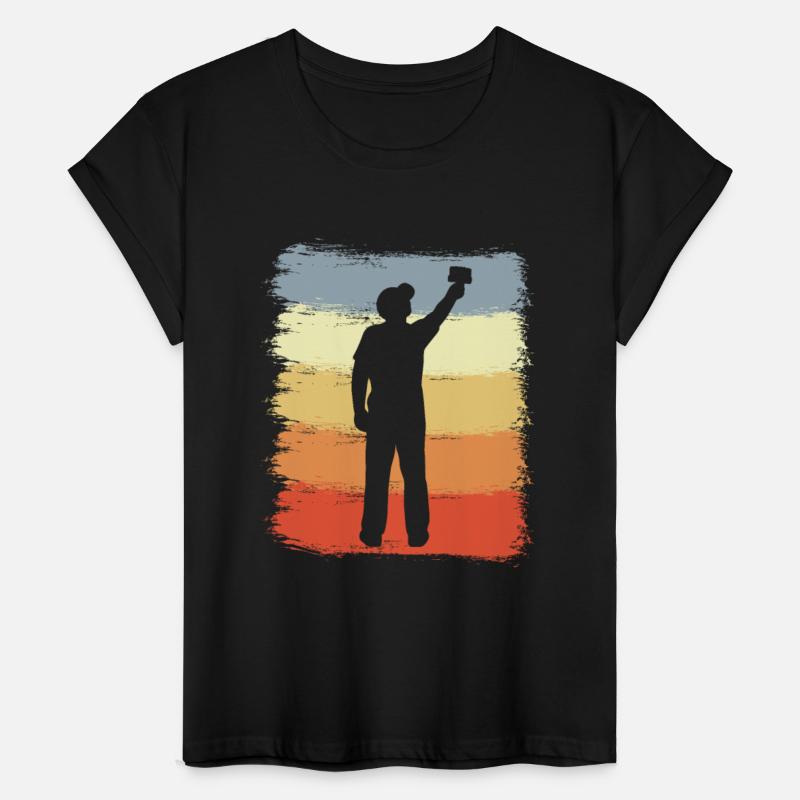 Vintage Painter Guy Drawing