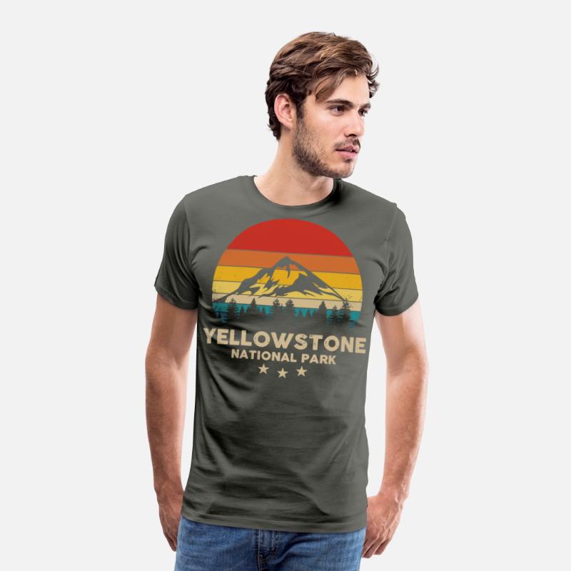 Vintage Yellowstone - National Park Retro Souvenir