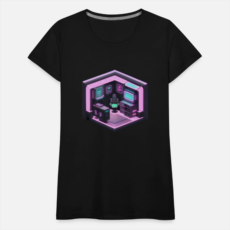 Voxel Isometric Room Colorful