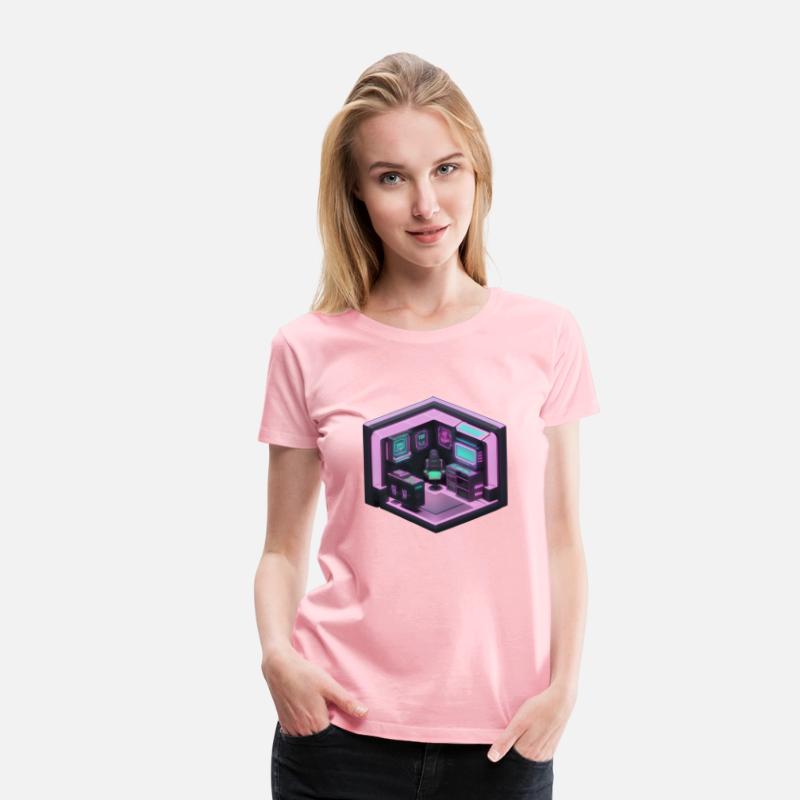 Voxel Isometric Room Colorful