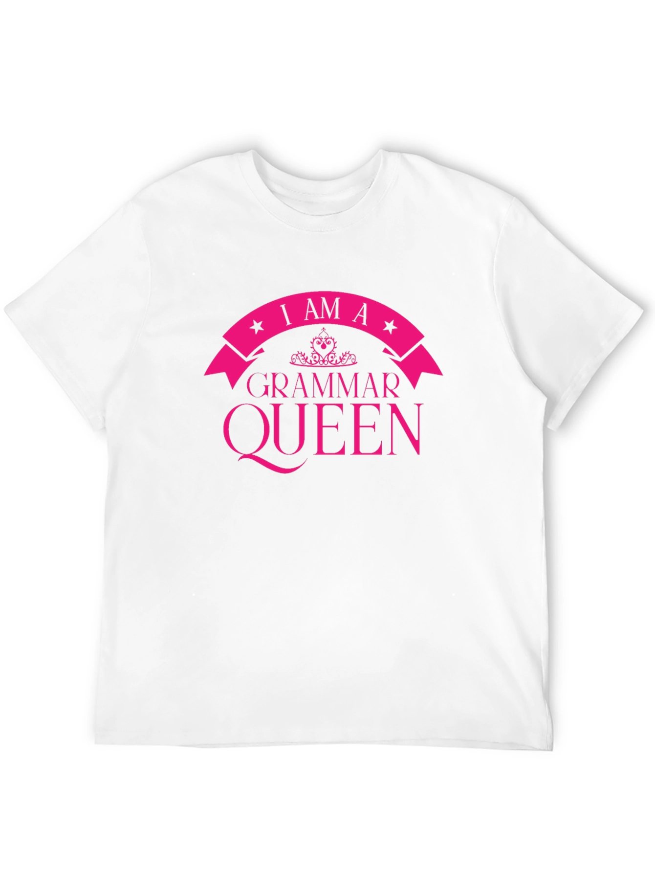 Grammar Queen Black Graphic T-Shirt