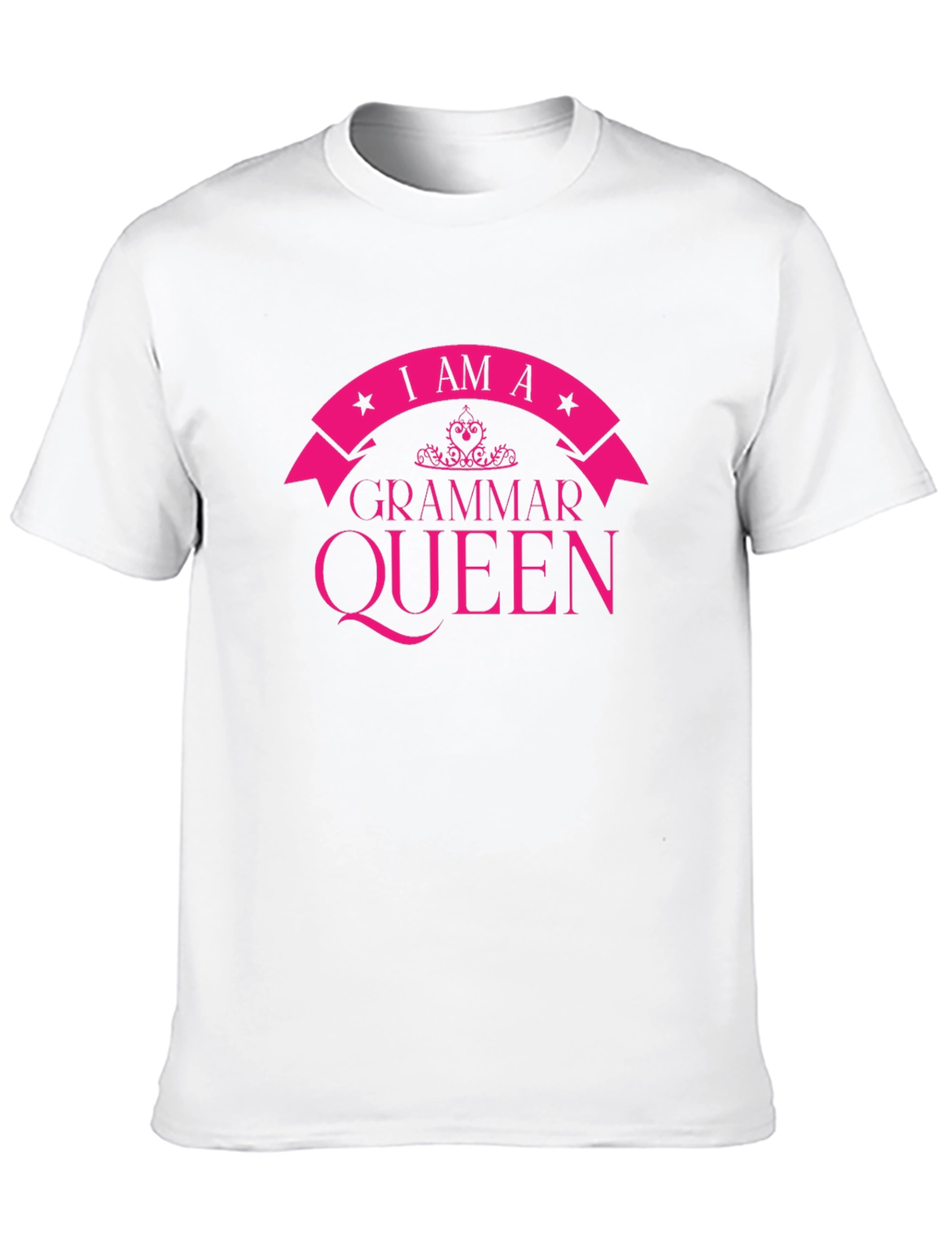 Grammar Queen Black Graphic T-Shirt