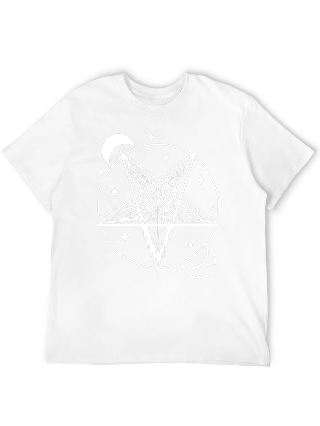 Baphomet T-Shirt - Occult Goat Head Design