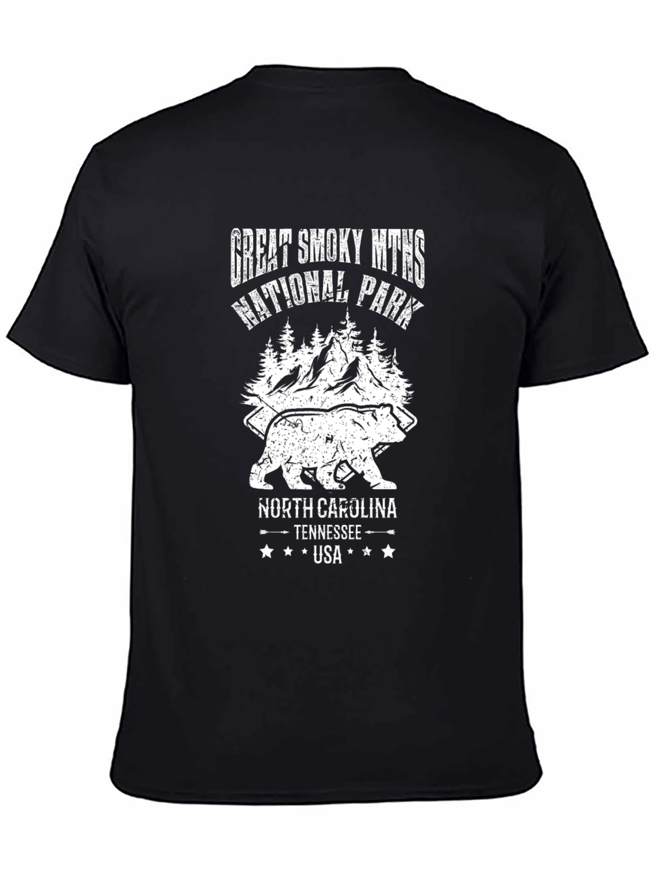 Great Smoky Mountains National Park Black T-Shirt