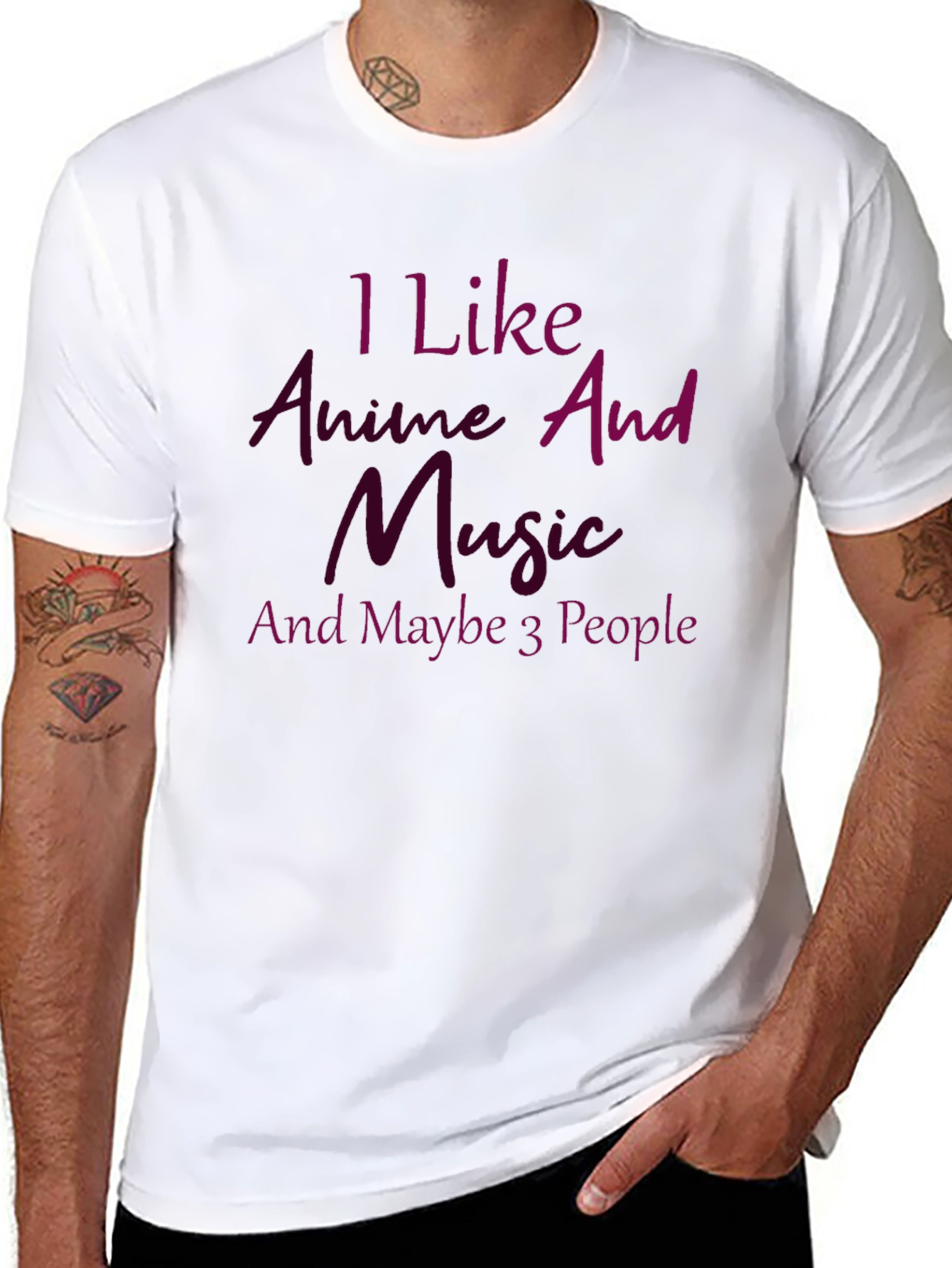 Anime & Music Lovers Tee