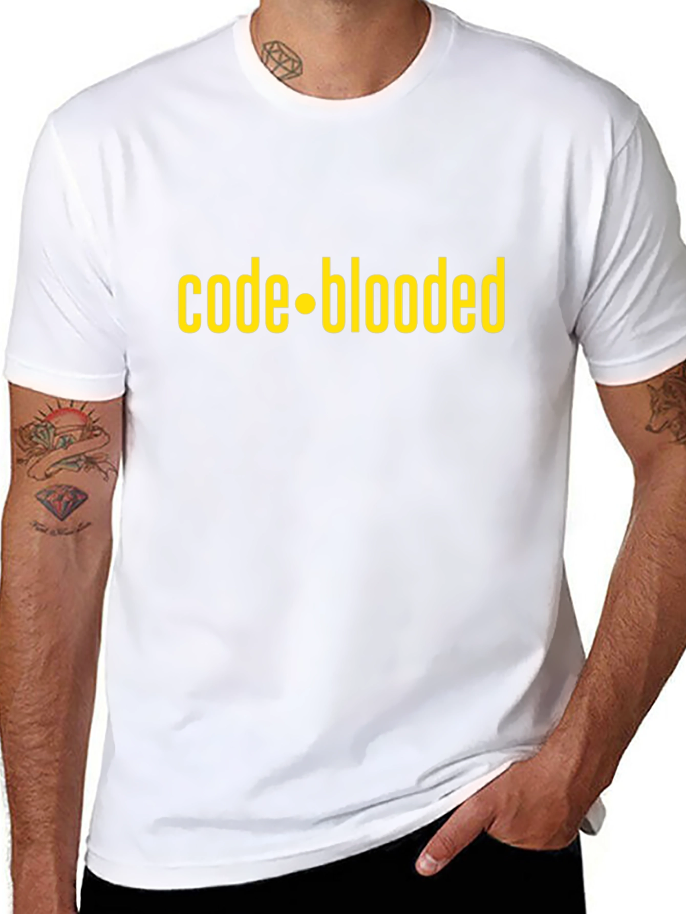Code Blooded Graphic Tee - Programmer Humor T-Shirt