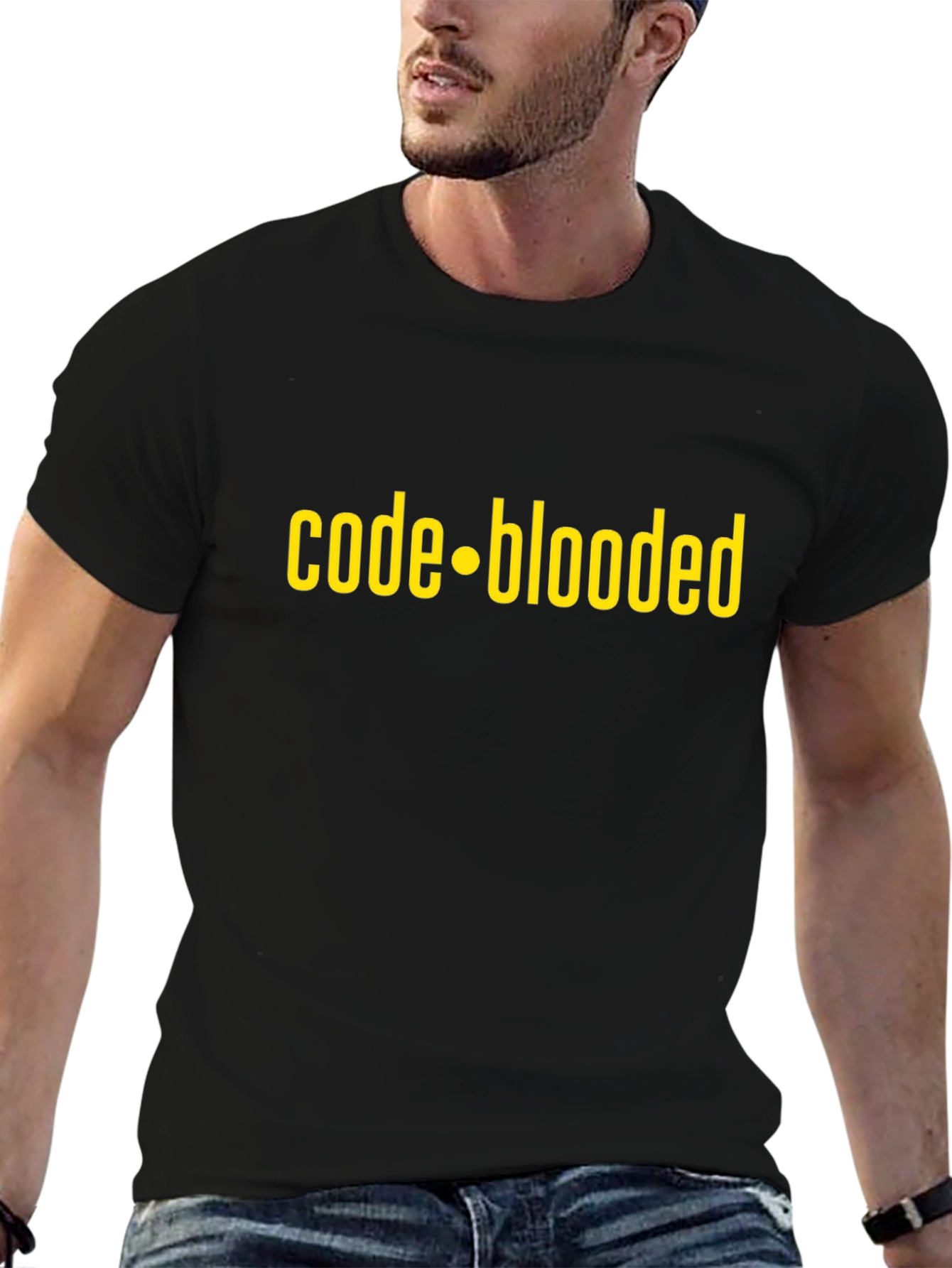 Code Blooded Graphic Tee - Programmer Humor T-Shirt