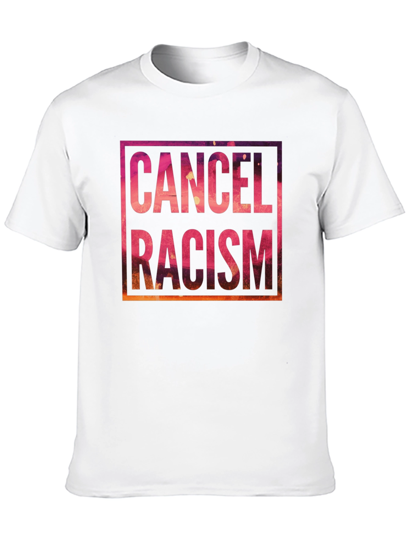 Cancel Racism Graphic Tee - Black Unisex Shirt
