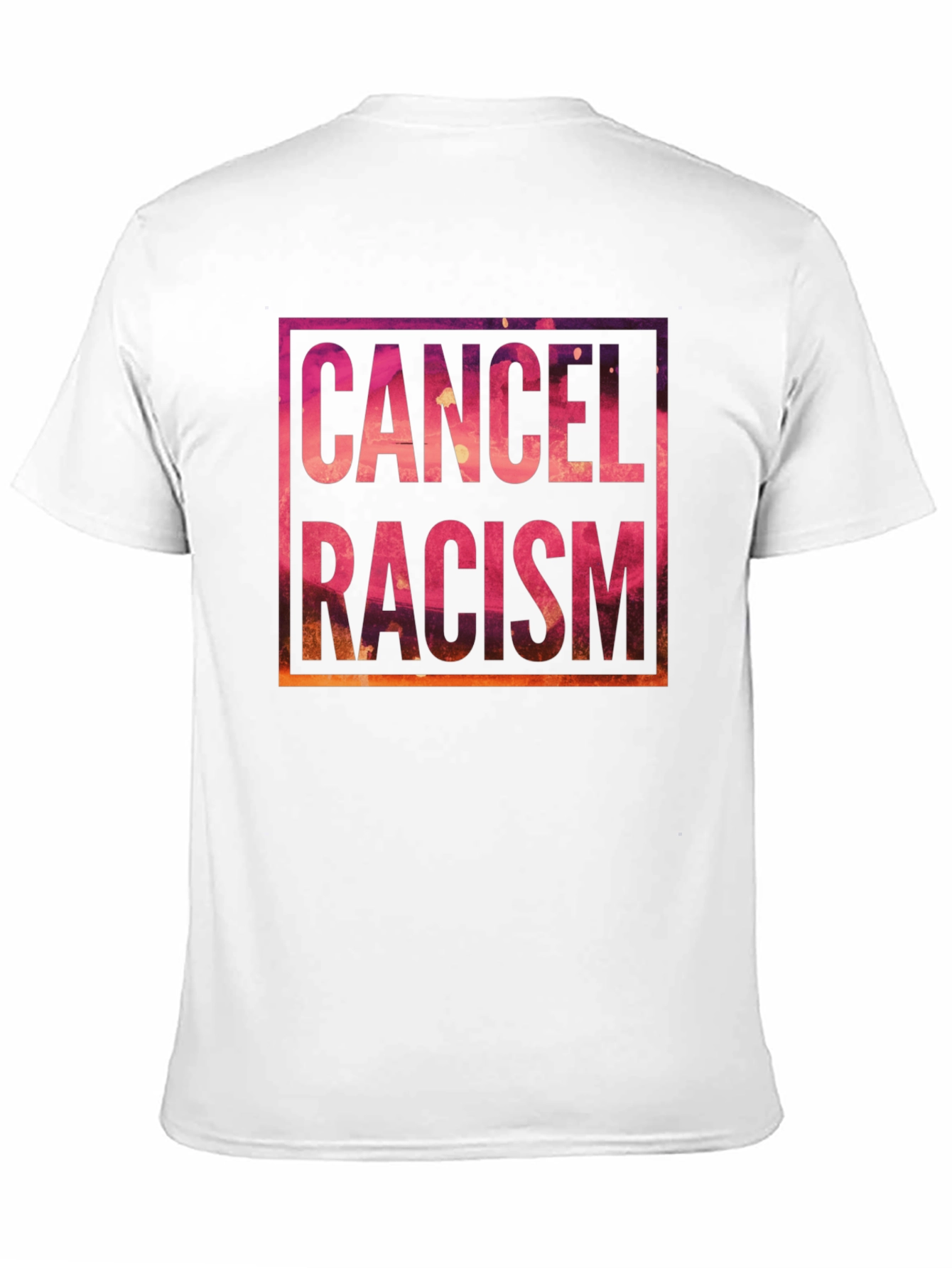 Cancel Racism Graphic Tee - Black Unisex Shirt