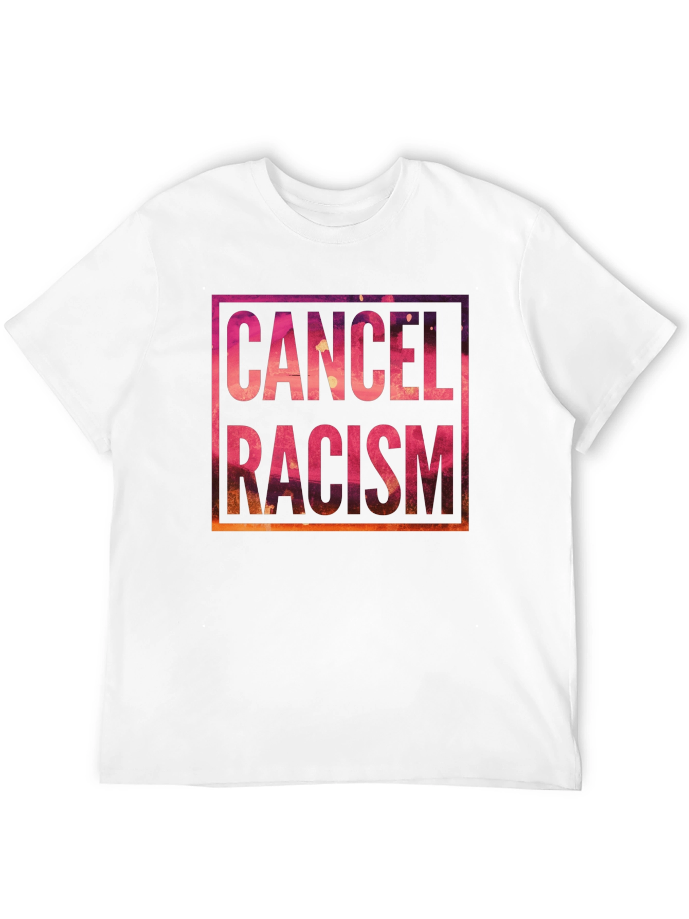 Cancel Racism Graphic Tee - Black Unisex Shirt