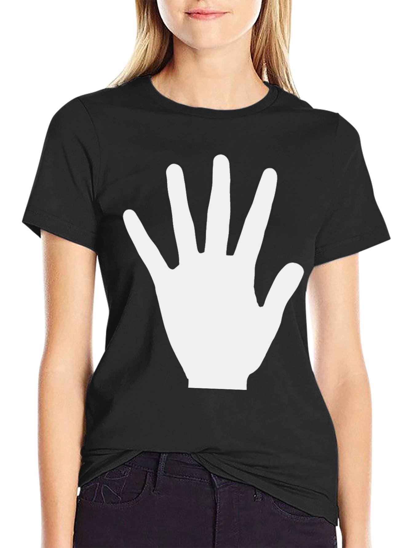 Hand Design T-Shirt - Modern Graphic Tee