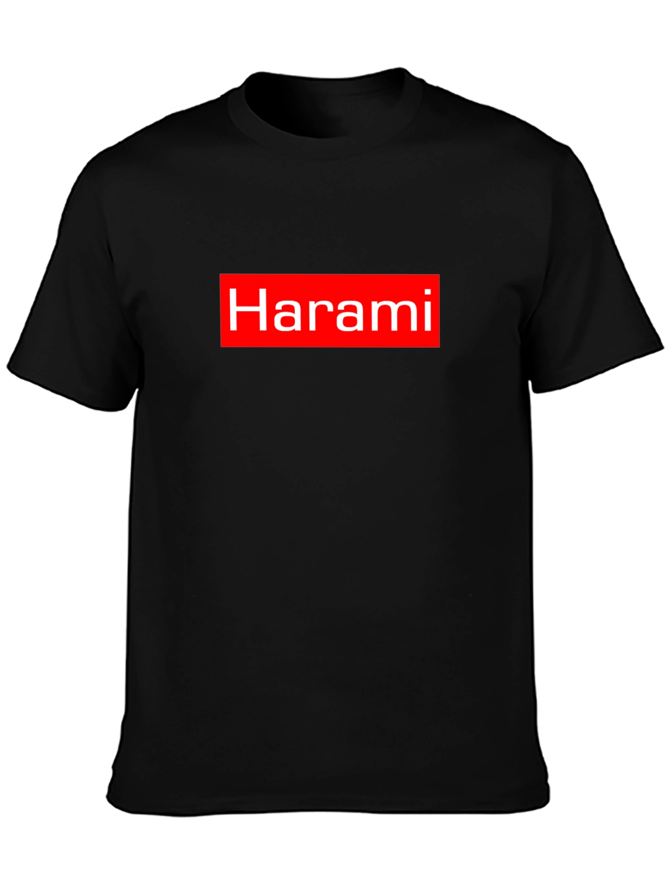 Harami Parody Black Graphic Tee