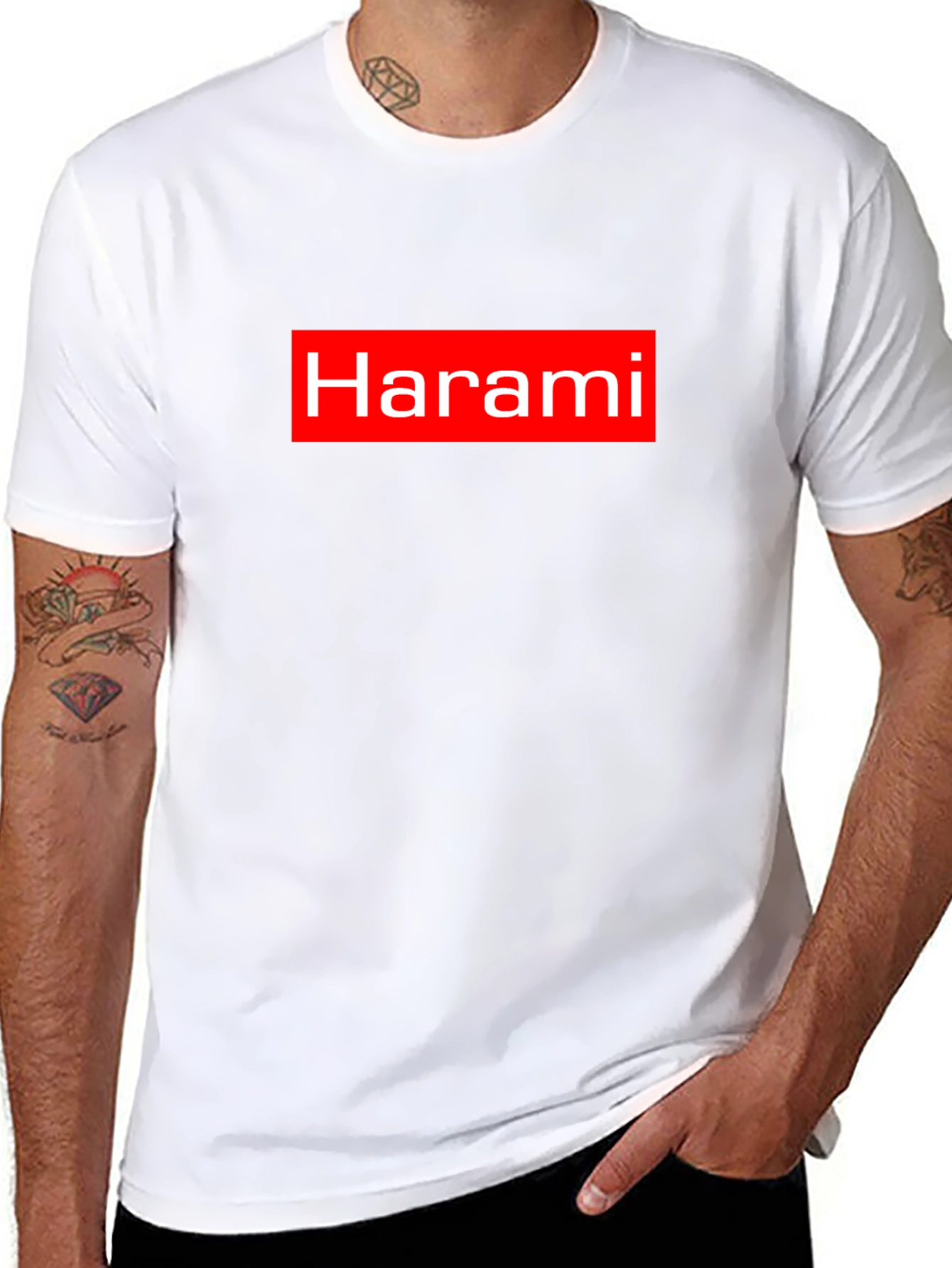 Harami Parody Black Graphic Tee