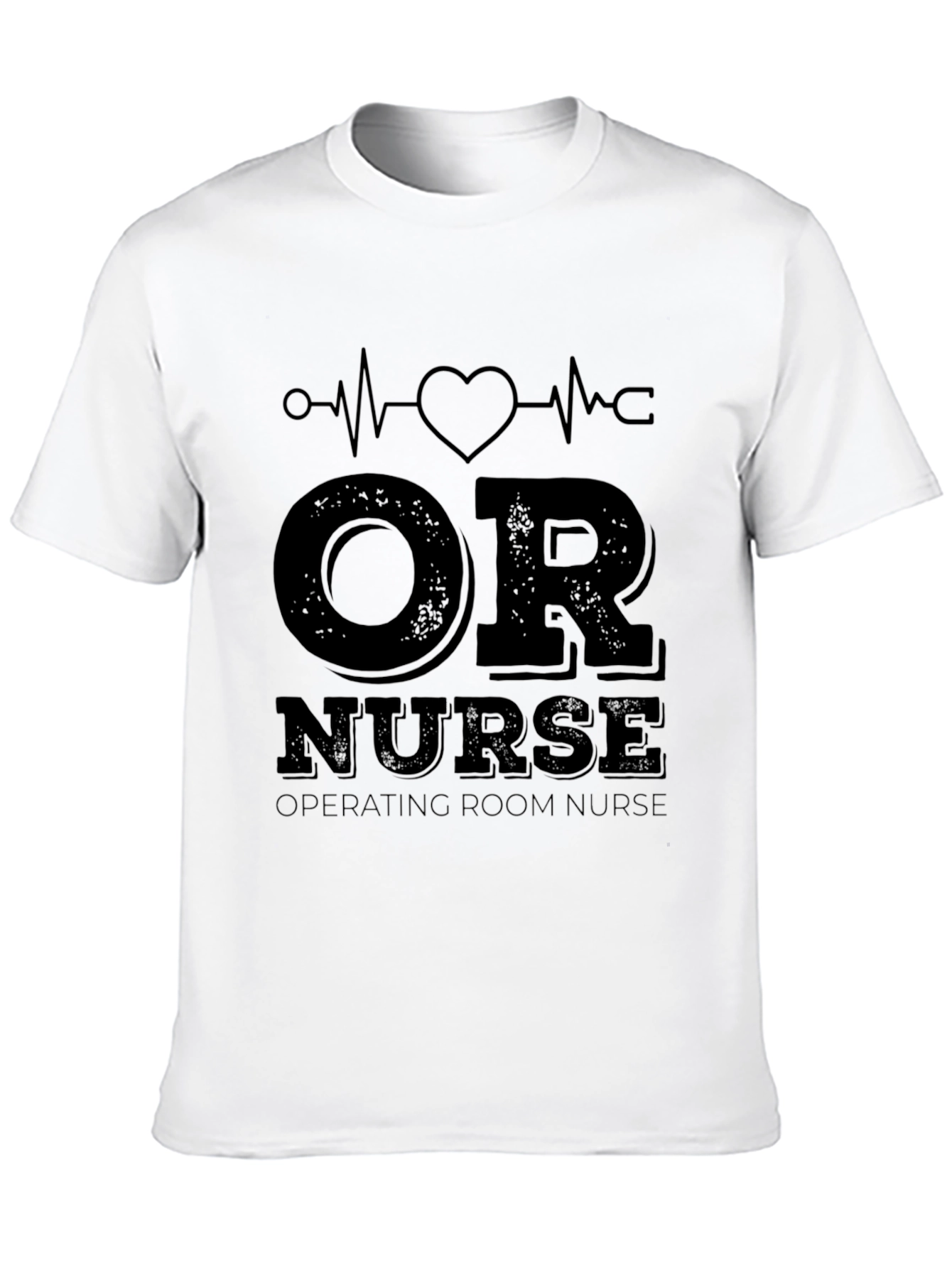 OR Nurse Heartbeat T-Shirt - Operating Room Apparel
