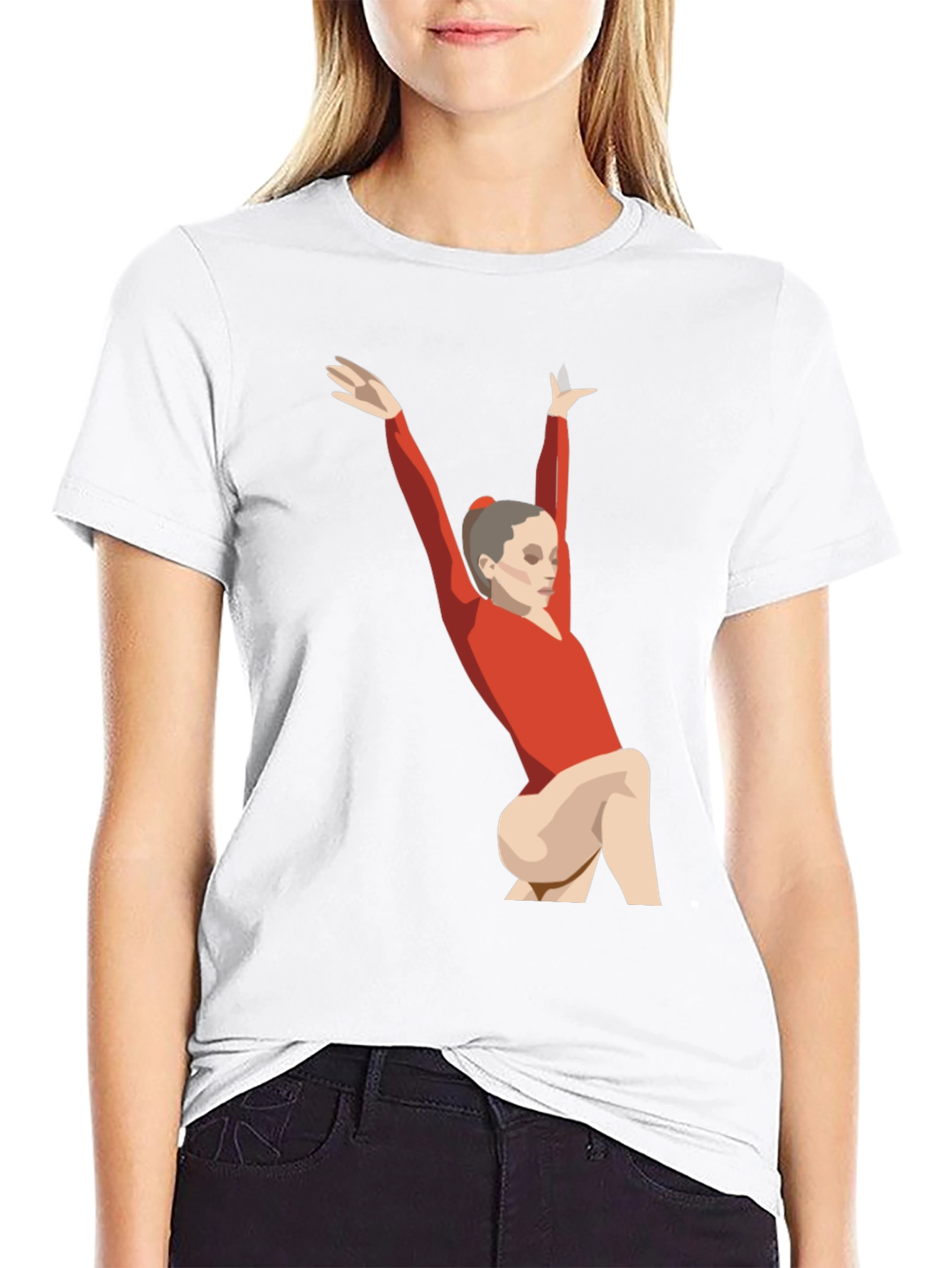 Gymnast Graphic Tee - Unisex Black T-Shirt