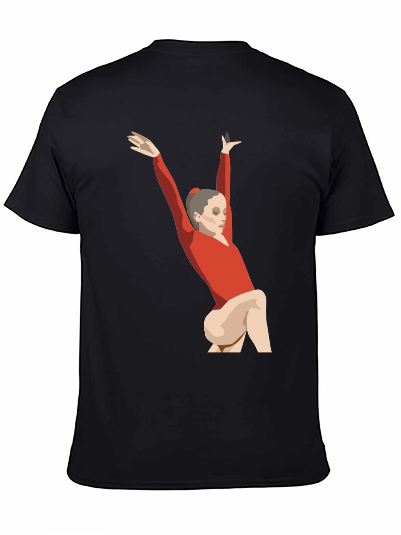 Gymnast Graphic Tee - Unisex Black T-Shirt