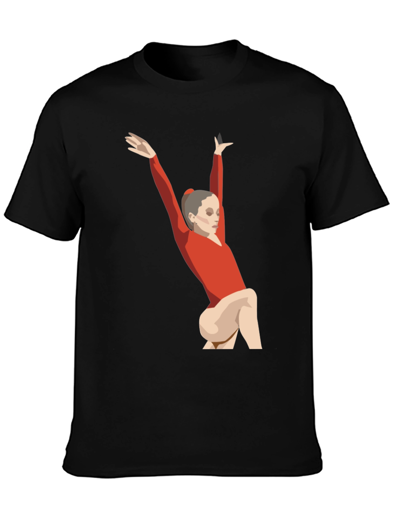 Gymnast Graphic Tee - Unisex Black T-Shirt