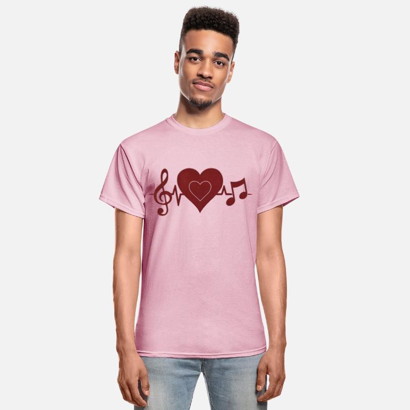 Wave Sound Music Pulse Heartbeat Notes T Shirt