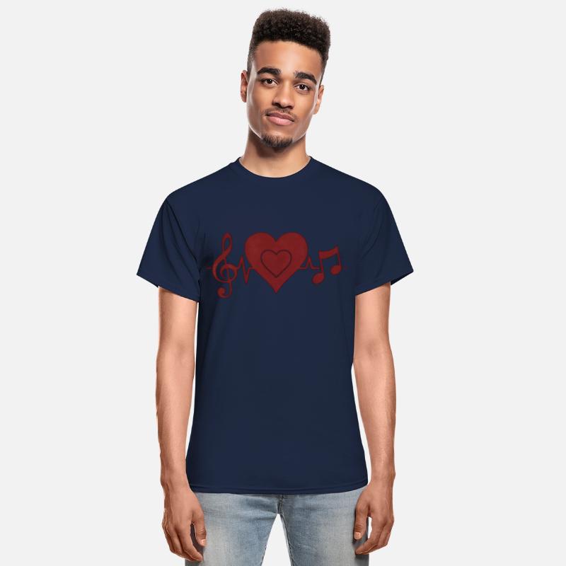 Wave Sound Music Pulse Heartbeat Notes T Shirt