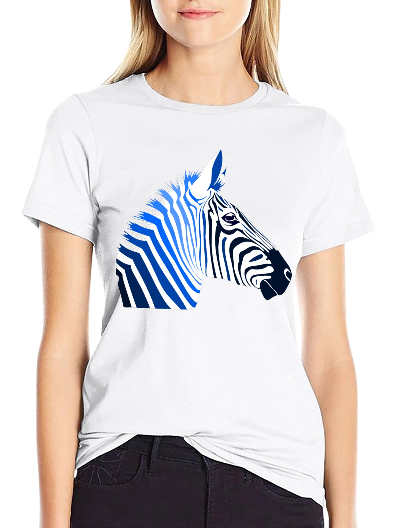 Zebra Graphic Tee - Cool Animal Design Shirt