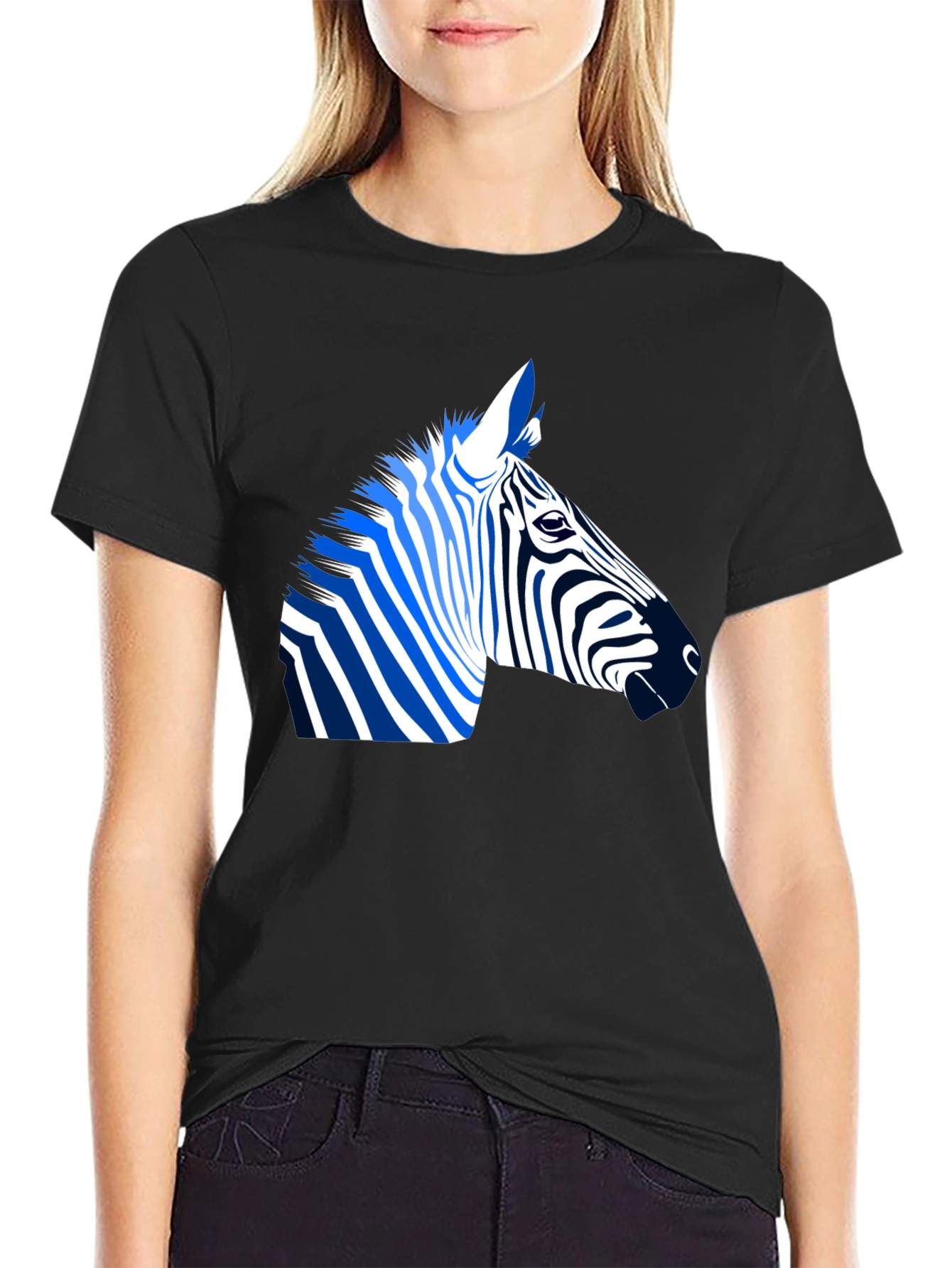 Zebra Graphic Tee - Cool Animal Design Shirt